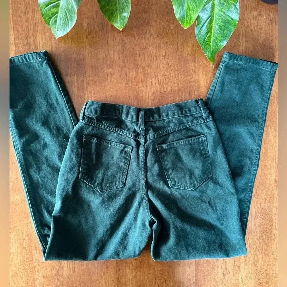 Vintage High Waisted Green Class 955 Jean - Picture 5 of 10